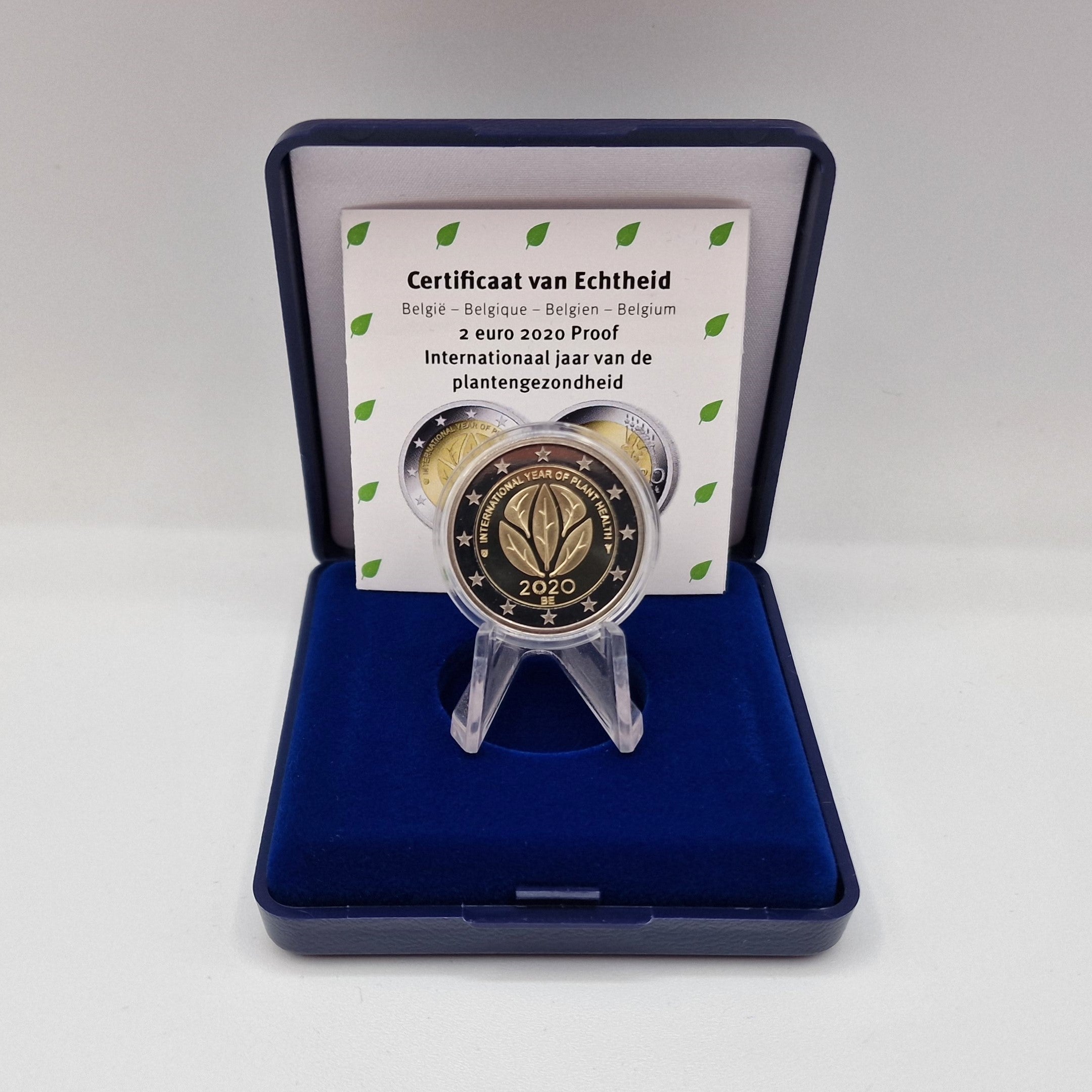 2020 Ano Internacional da Saúde Vegetal "Fitossanidade" - 2€ Bélgica Proof